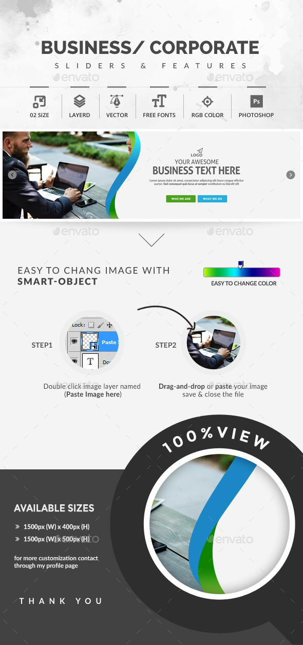 Sliders - Sliders & Features Web Elements