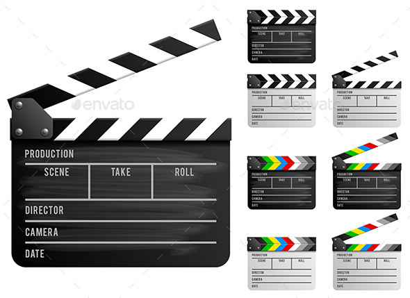 Clapper Board - Man-made Objects Objects
