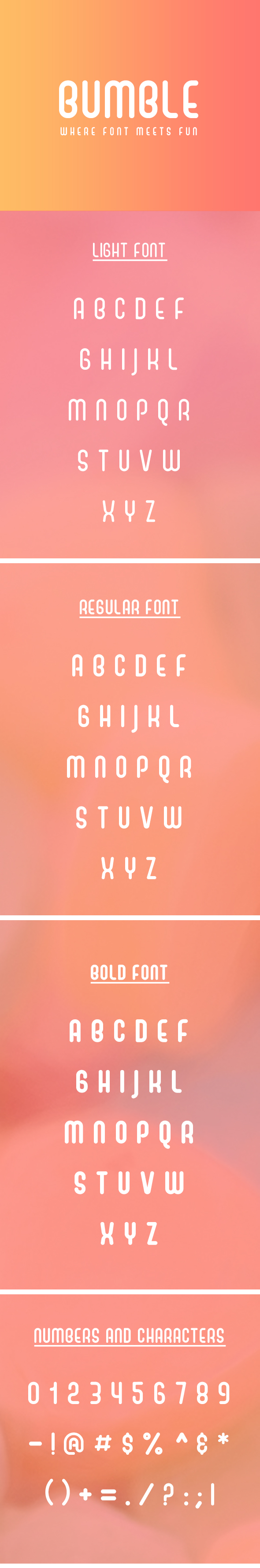 Bumble Playful Sans Serif Font - Sans-Serif Fonts