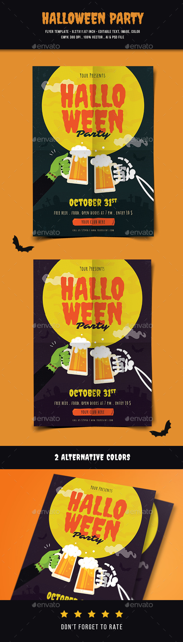 Halloween Party Flyer