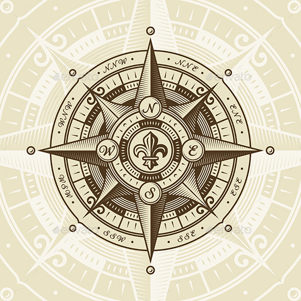 GraphicRiver Vintage Nautical Wind Rose 20670293 GraphicRiver Vintage Nautical Wind Rose 20670293