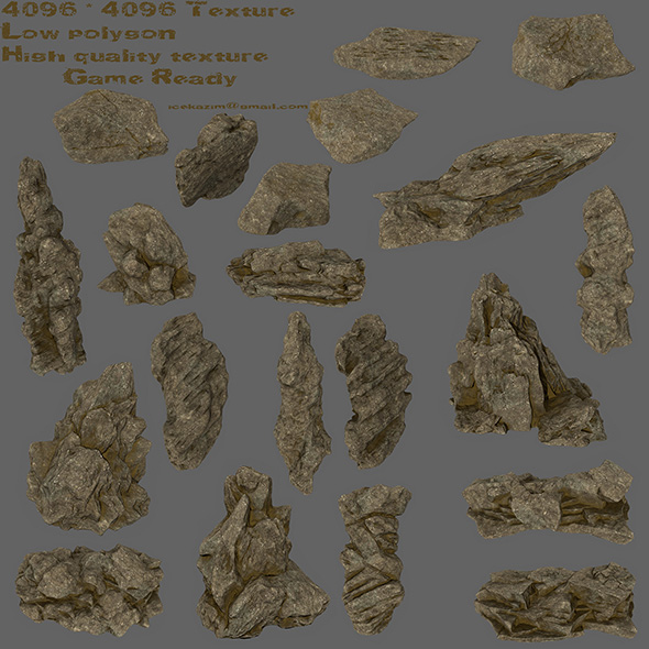 desert rocks - 3Docean 20670686