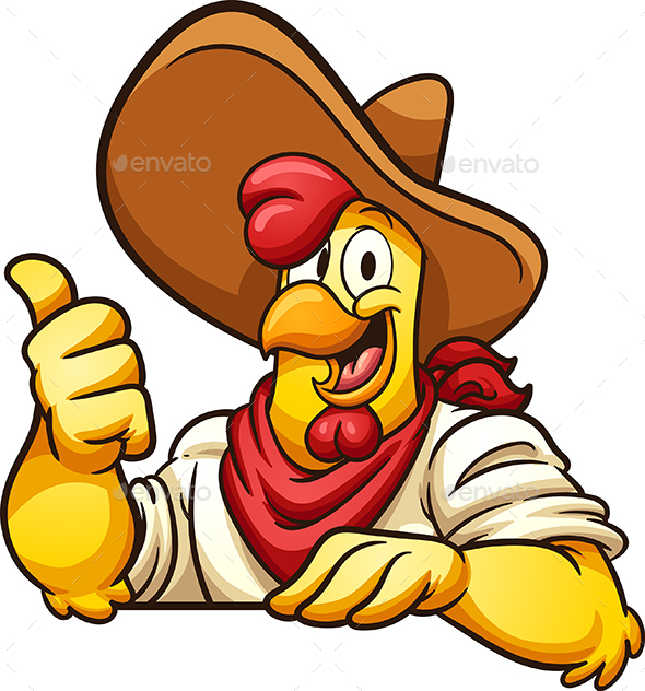 Farmer Chicken - Animals Characters
