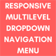 Css3 Responsive MultiLevel DropDown Navigation Menu - CodeCanyon Item for Sale