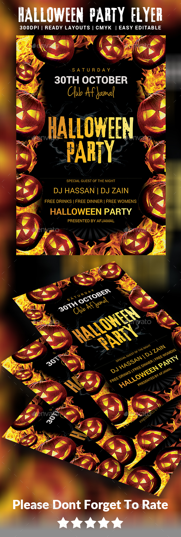 Halloween Party Flyer - Events Flyers