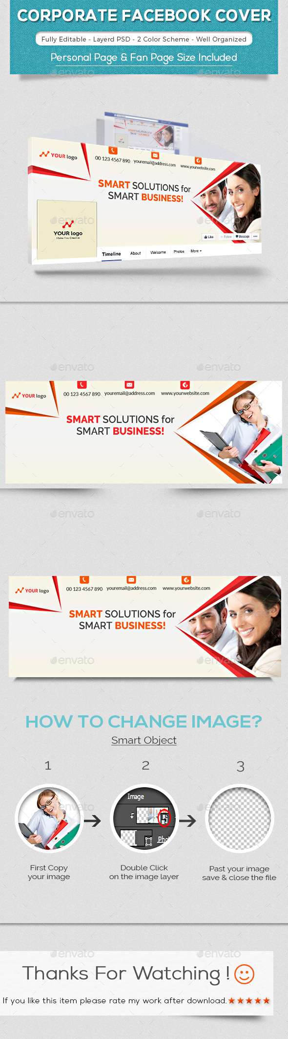 Corporate Facebook Cover - Facebook Timeline Covers Social Media