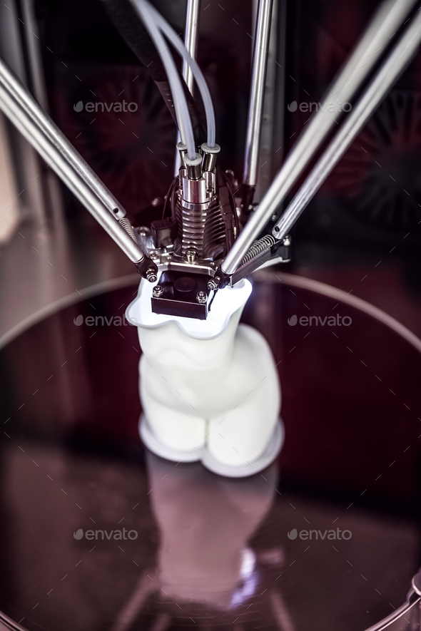 Three dimensional printing machine - Stock Photo - Images