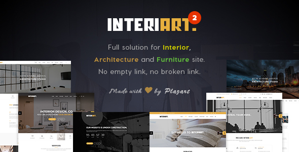 InteriArt - Furniture & Interior WordPress Theme - Business Corporate