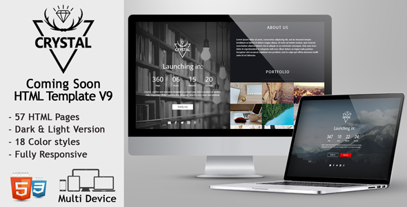 Crystal - Coming - ThemeForest 20386665