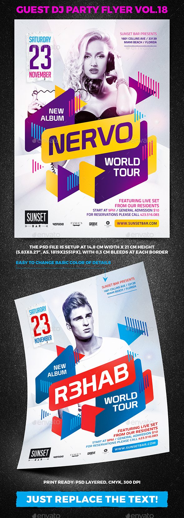 GraphicRiver Guest DJ Party Flyer vol.18 20672965 GraphicRiver Guest DJ Party Flyer vol.18 20672965