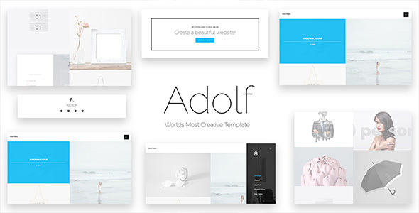 Adolf - Creative Premium Web Template - Portfolio Creative
