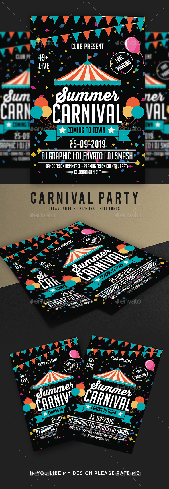 GraphicRiver Carnival Flyer 20673845 GraphicRiver Carnival Flyer 20673845