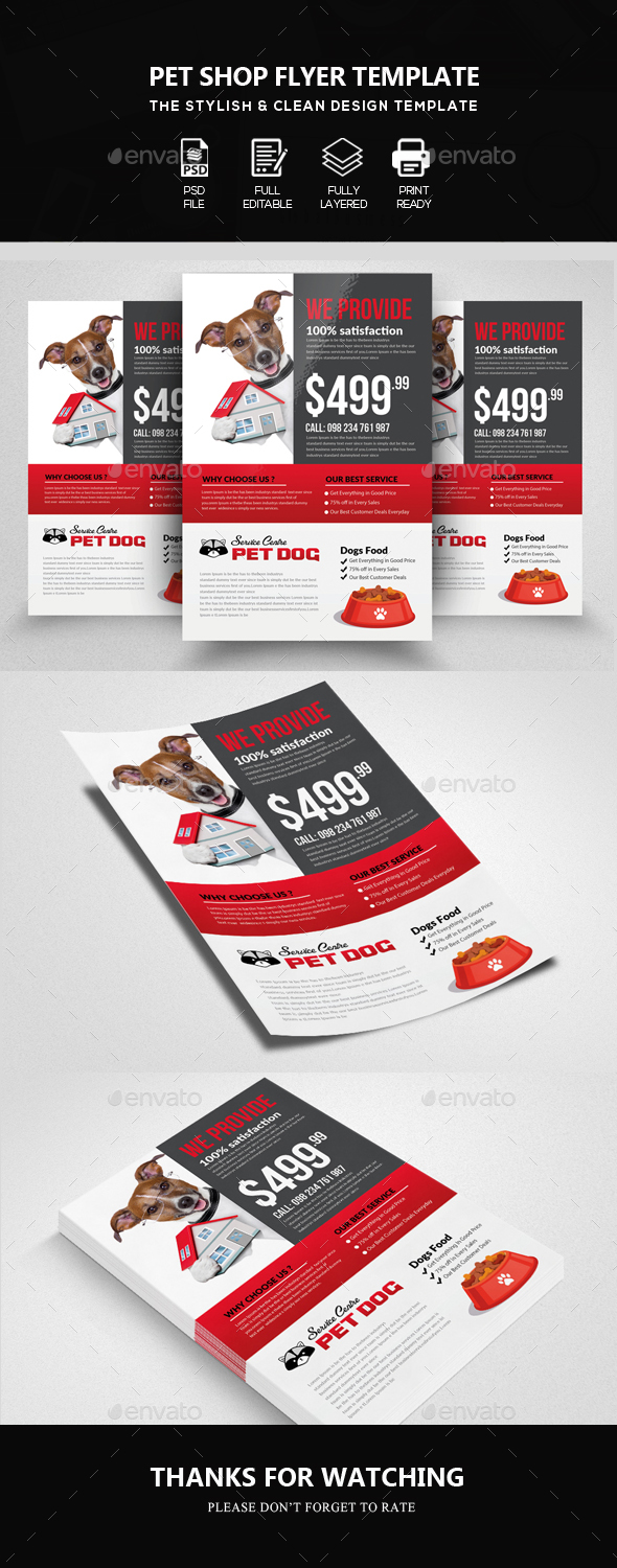 Pet Care Business Flyers - Corporate Flyers