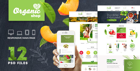 ThemeForest Organic Organic Food & Cosmetics PSD Template 20204933 ThemeForest Organic Organic Food & Cosmetics PSD Template 20204933