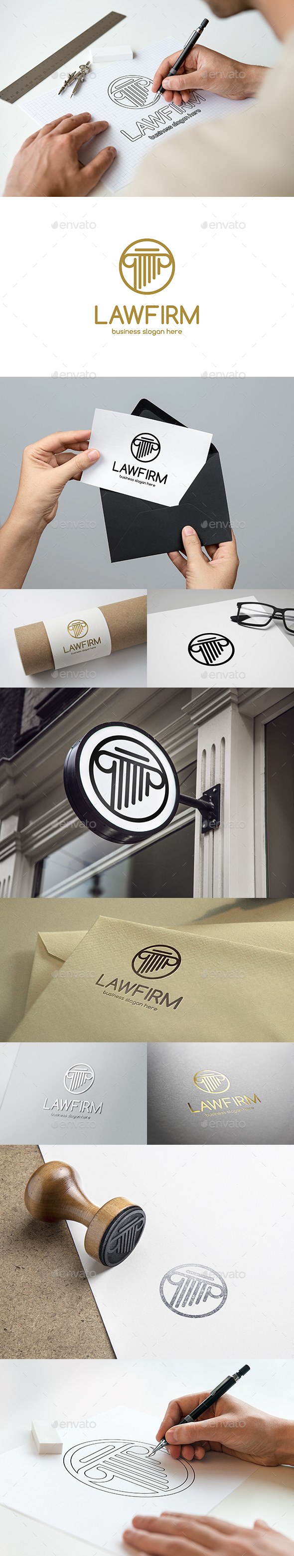 Law Firm Logo - Symbols Logo Templates