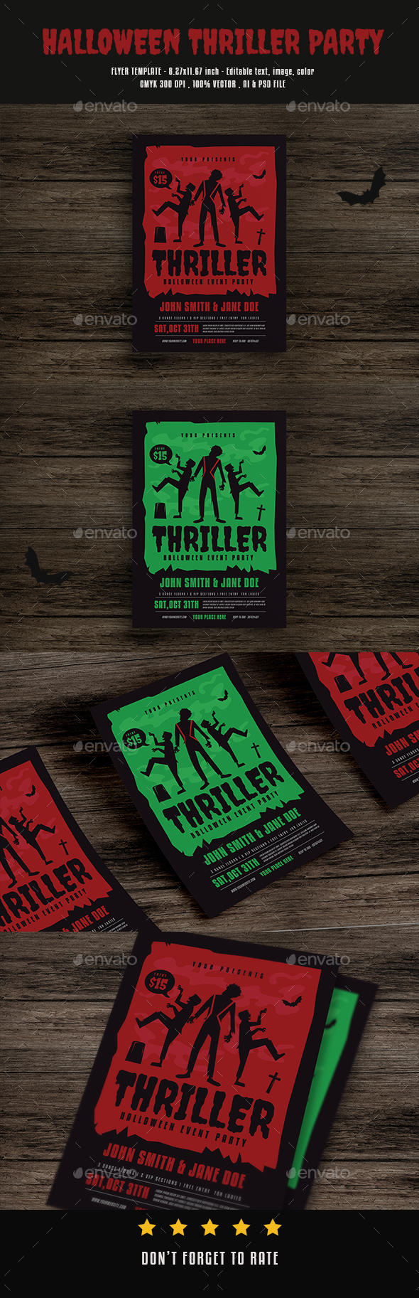 Halloween Thriller Party Flyer