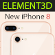 Element3D - iPhone 8 / 8 Plus Collection - $16.00 Element3D - iPhone 8 / 8 Plus Collection