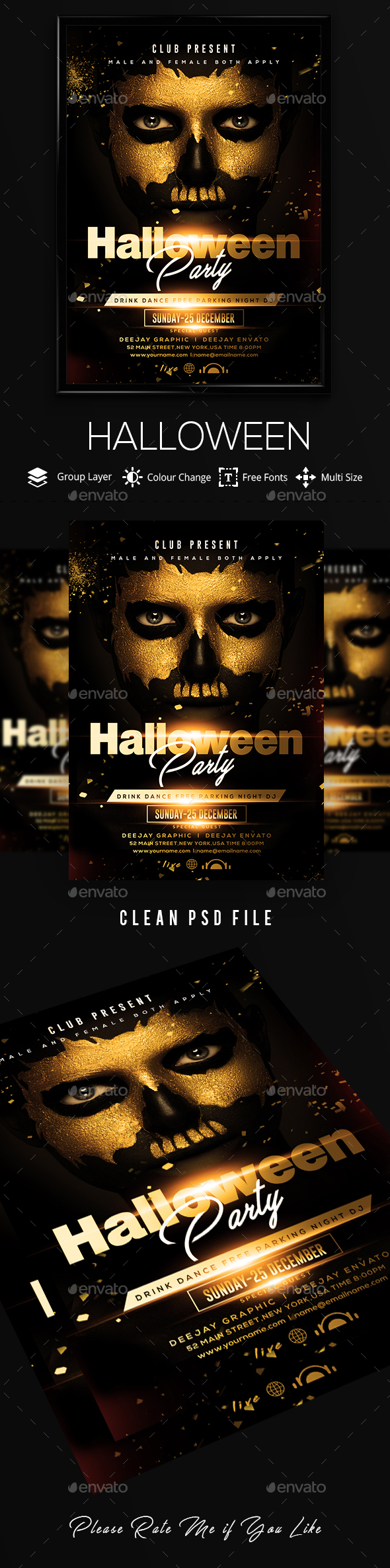 GraphicRiver Halloween Party 20676687 GraphicRiver Halloween Party 20676687