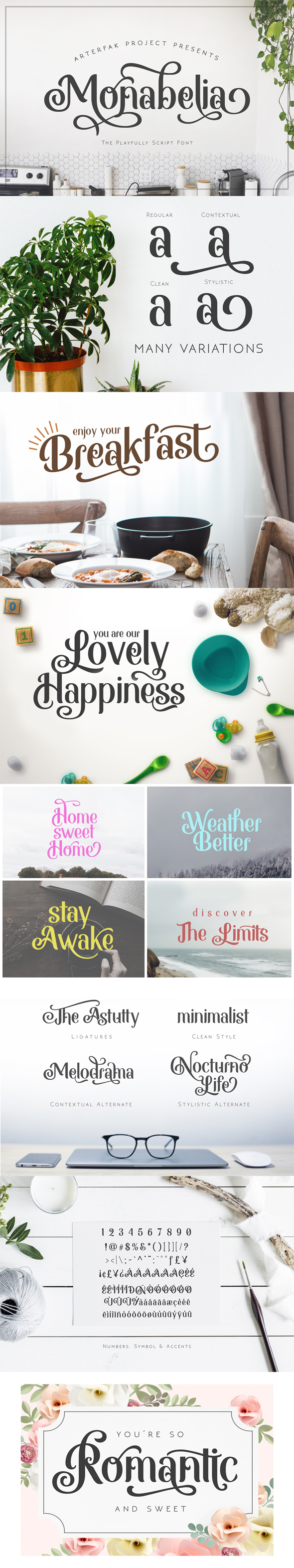 Monabelia Typeface - Miscellaneous Sans-Serif