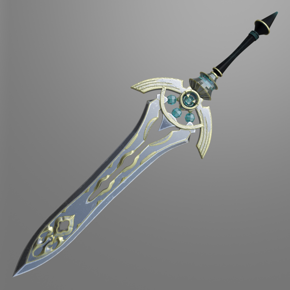 Fantasy sword_7 - 3Docean 20677400
