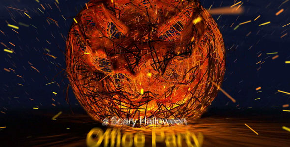 Halloween Jack O Lantern Logo