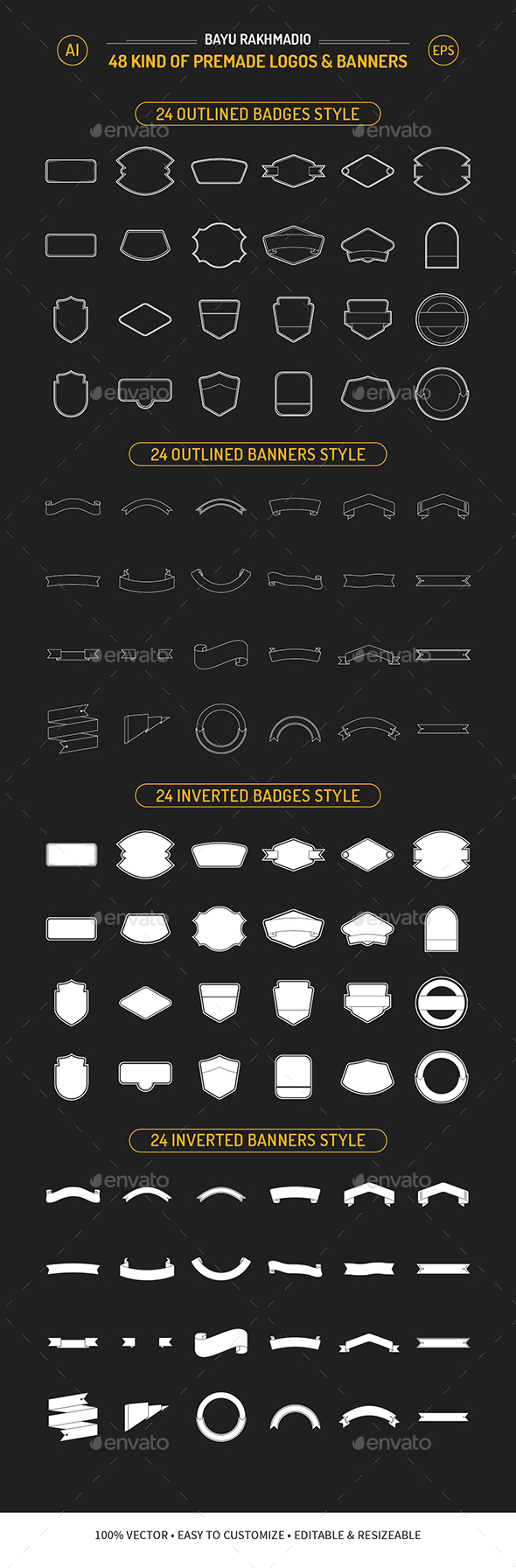 GraphicRiver 48 Kind of Premade Logo & Banner 20677832 GraphicRiver 48 Kind of Premade Logo & Banner 20677832