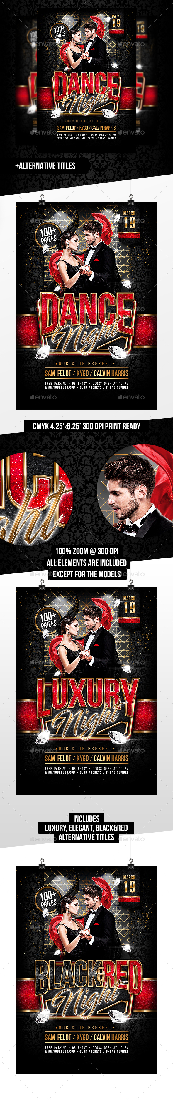 Dance / Luxury / Elegant Night (Multiple Title Options) - Clubs & Parties Events