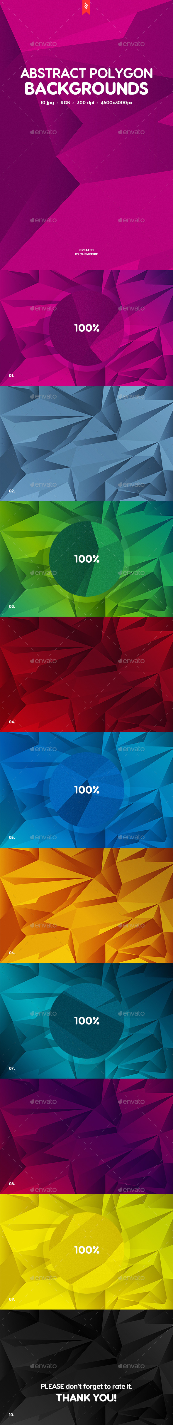 Abstract Polygon Backgrounds