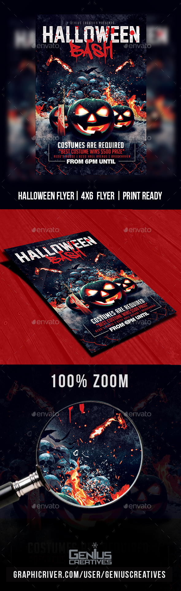 Halloween Party Flyer Template