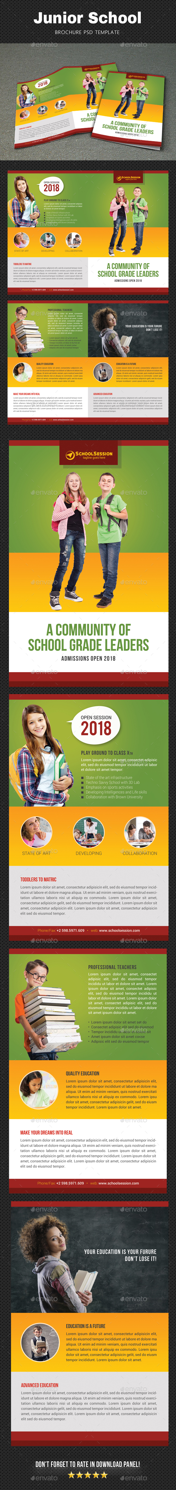 GraphicRiver Junior School Brochure 20681661