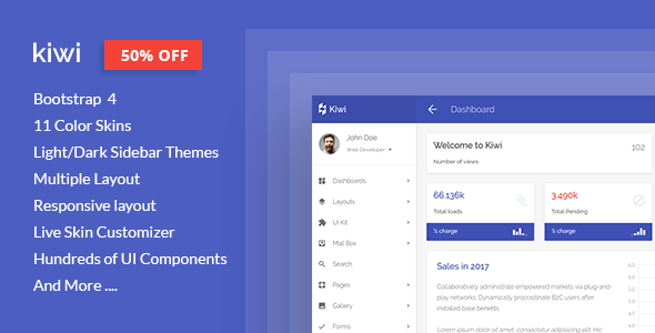 kiwi - Responsive Web App Kit
