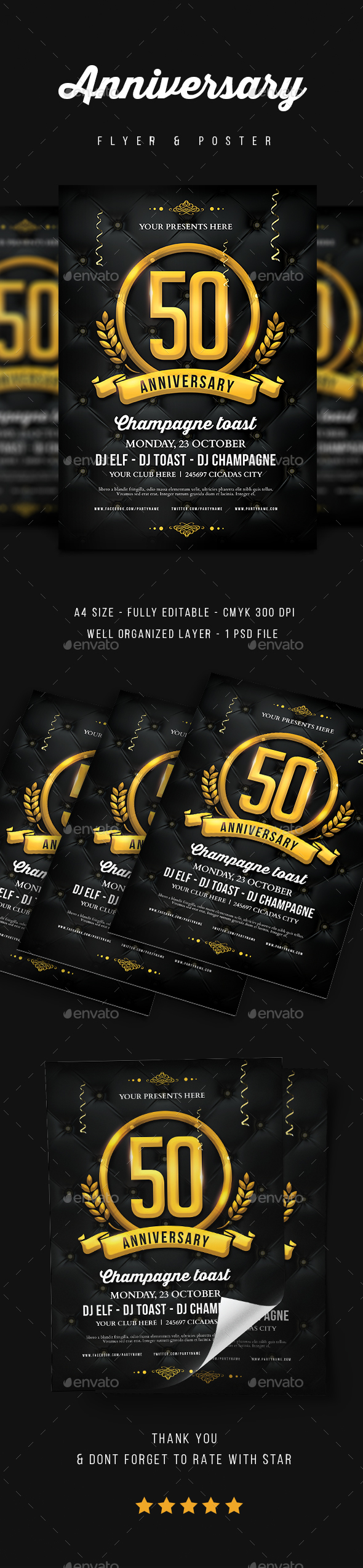 GraphicRiver Anniversary Invitation 20681861 GraphicRiver Anniversary Invitation 20681861