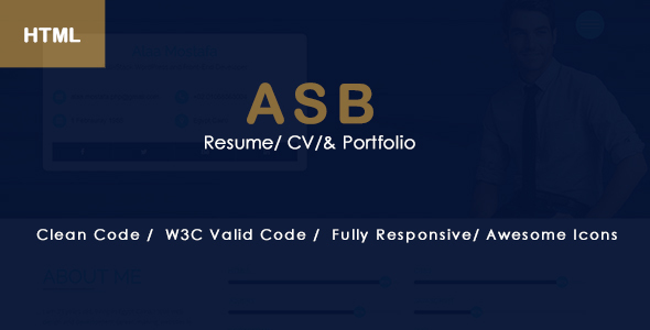 Responsive CV / Resume / Portfolio