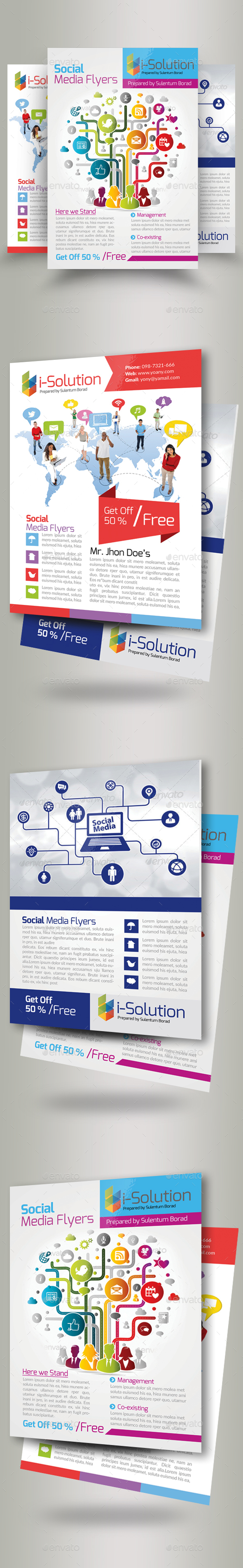 Social Media Marketing Flyer - Corporate Flyers