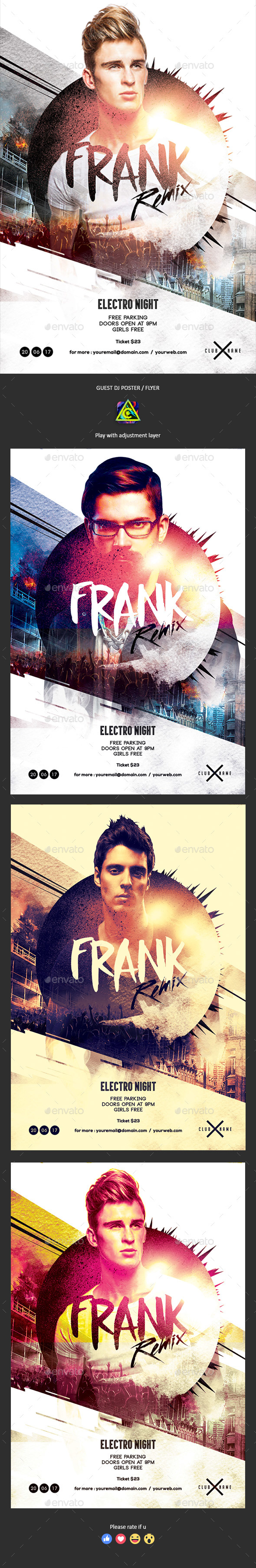 Guest DJ Poster / Flyer - Clubs & Parties Events
