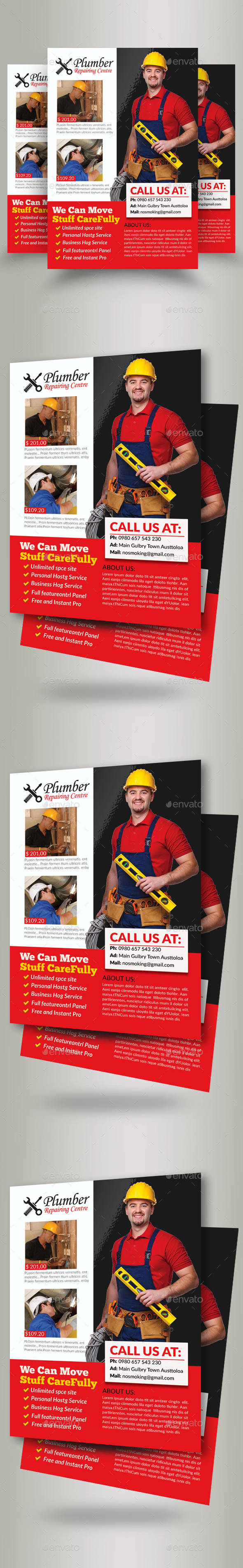 GraphicRiver Handyman & Plumber Services Flyer 20682646