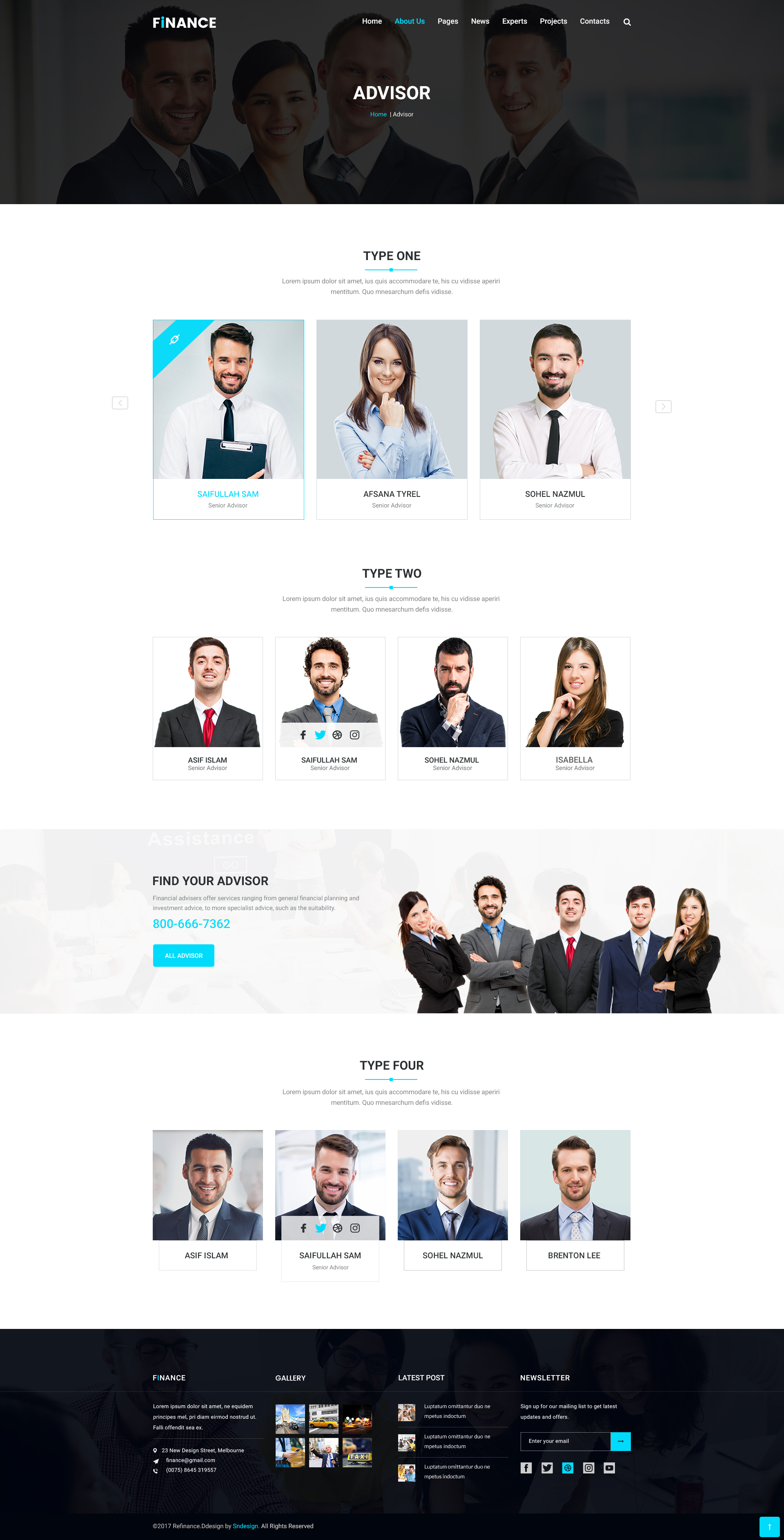 Refinance - Finance / Tax / Corporate PSD Template by SohelNdesign