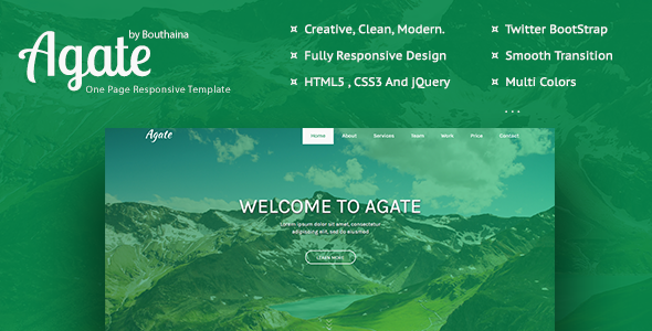 Agate - Multipurpose - ThemeForest 20211037