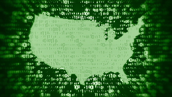 USA Map Digital (2 in 1)