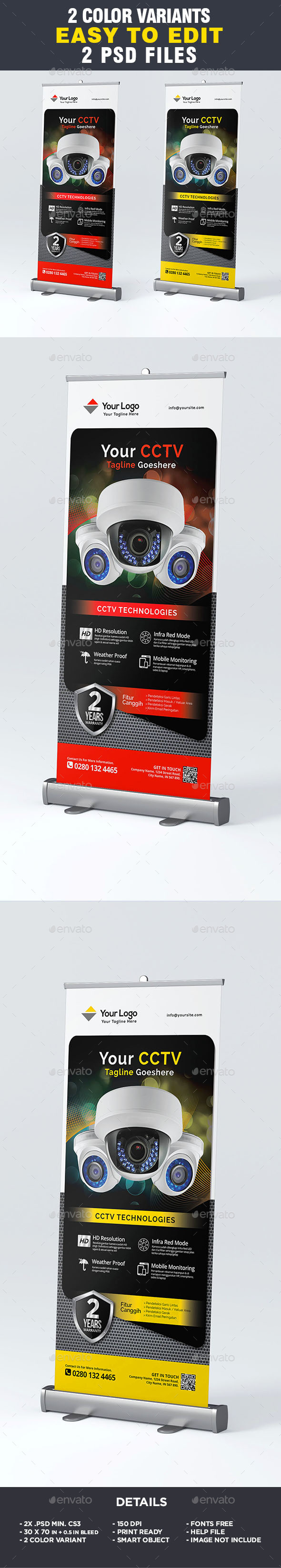 Product Sale Roll-Up Banner - Signage Print Templates