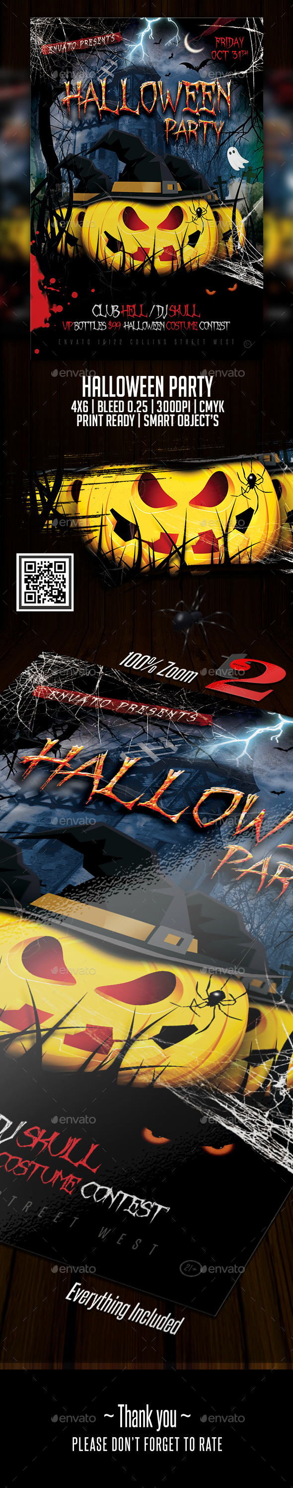 Halloween Party Flyer Template