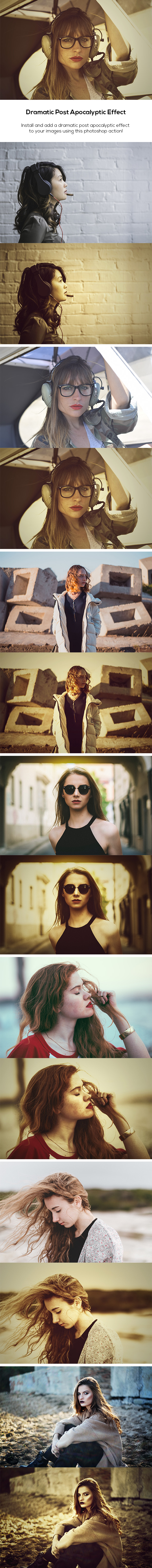 Dramatic Post Apocalyptic Effect - Photo Effects Actions