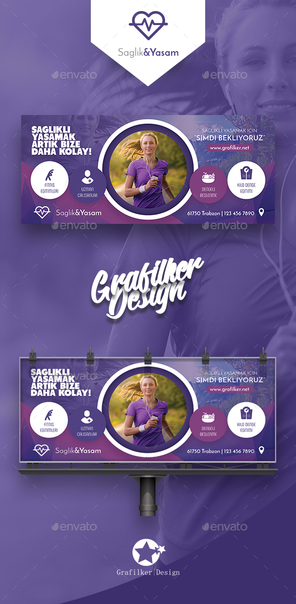 GraphicRiver Healthy Life Billboard Templates 20684872 GraphicRiver Healthy Life Billboard Templates 20684872