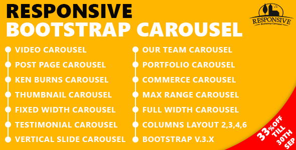 Responsive Bootstrap Carousel - CodeCanyon Item for Sale