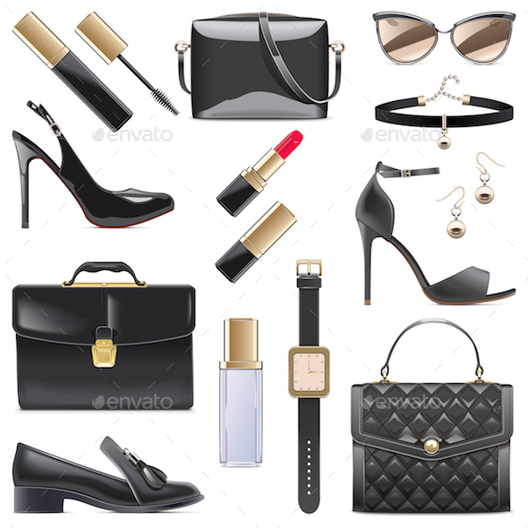 Black Female Accessories - Retail Commercial / Shopping