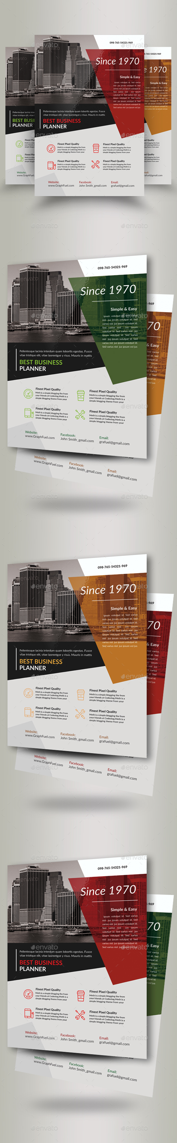 Corporate Business Flyers Template - Corporate Flyers