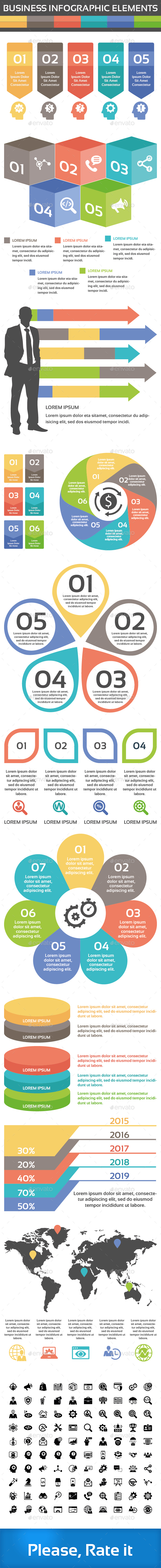 Business Infographic Elements - Infographics