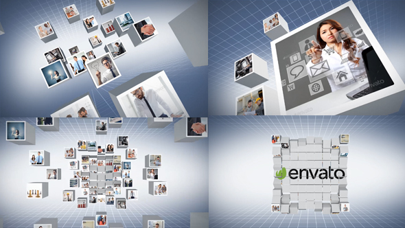 Mosaic Corporate Logo - VideoHive 20688585