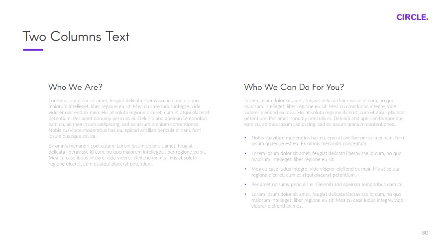 Circle Multipurpose Keynote Template