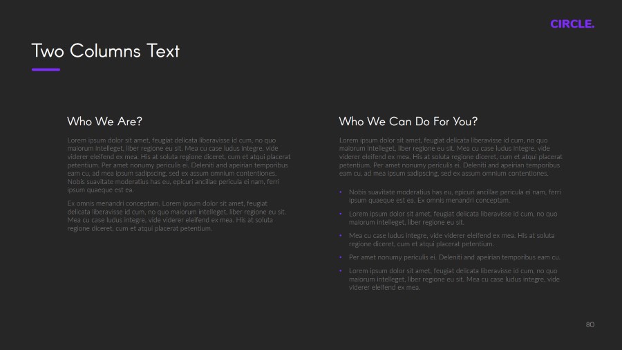 Circle Multipurpose Keynote Template